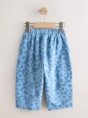 Blue Flower Embellished Barrel Trousers (3mths-7yrs) - Image 5 of 7