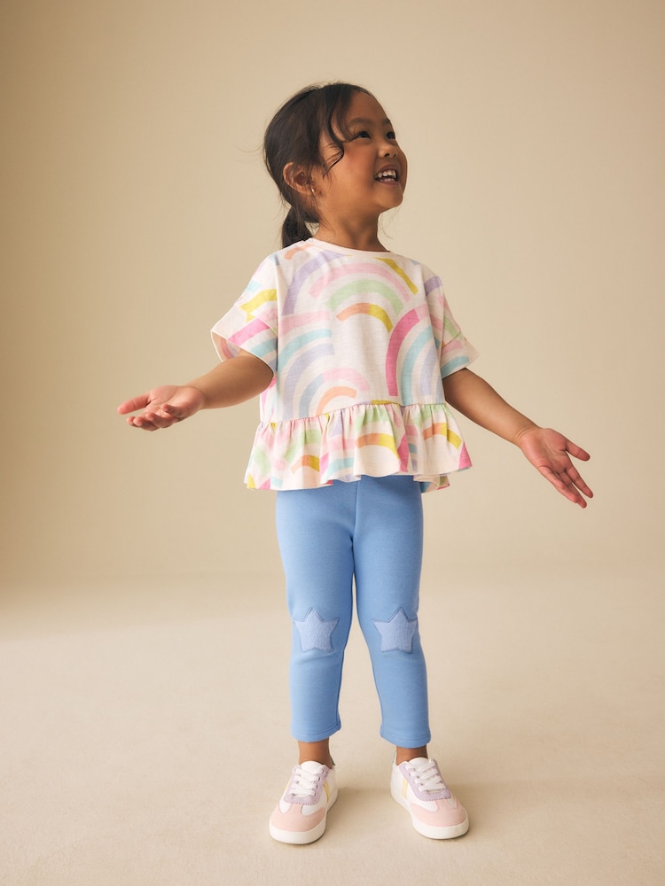 Pale Blue Leggings (3mths-7yrs) - Image 1 of 8