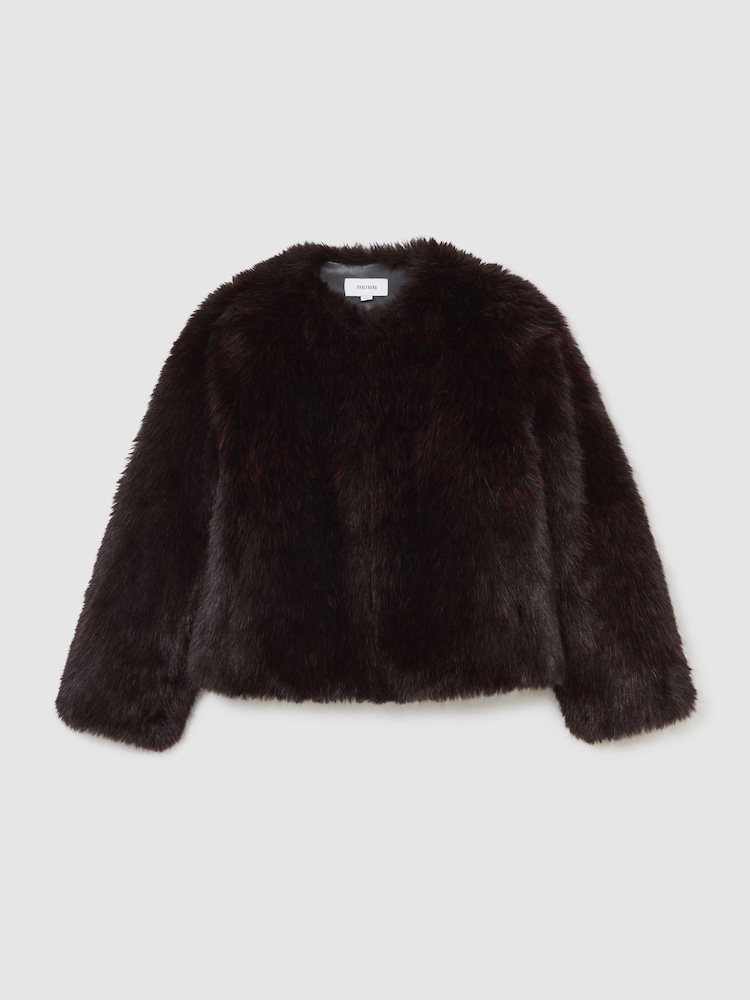 Reiss Burgundy Marco Coat - Image 2 of 6 Reiss Burgundy Marco Coat - Image 2 of 6