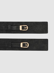Reiss Chocolate Petula Belt - Image 2 of 3