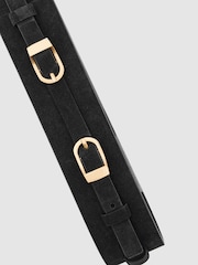 Reiss Chocolate Petula Belt - Image 3 of 3