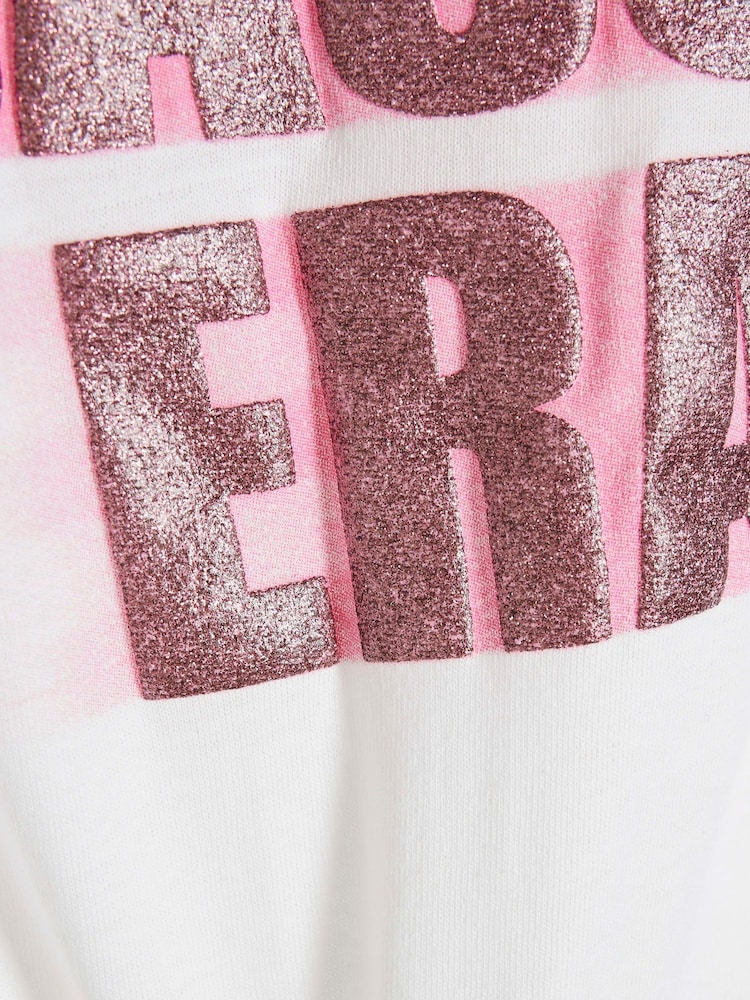 River Island White Girls In My Sassy Era T-Shirt - Image 4 of 4