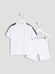 River Island White Boys Taped T-Shirt Set - Image 2 of 5