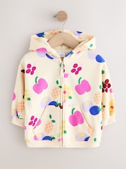 Creme​​​​​​​Obst - Hoodie mit Reißverschluss (3 M.-7 J.) - Bild 4 von 7
