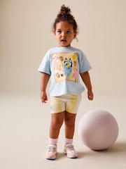 Blue Bluey Short Sleeve Top and Shorts Set (12mths-7yrs) - Image 1 of 4