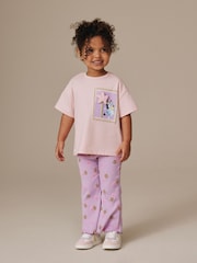 Pink Bluey Short Sleeve T-Shirt and Flare Set (3mths-7yrs) - Image 1 of 9