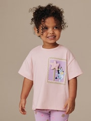 Pink Bluey Short Sleeve T-Shirt and Flare Set (3mths-7yrs) - Image 3 of 9