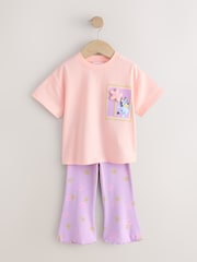 Pink Bluey Short Sleeve T-Shirt and Flare Set (3mths-7yrs) - Image 5 of 9