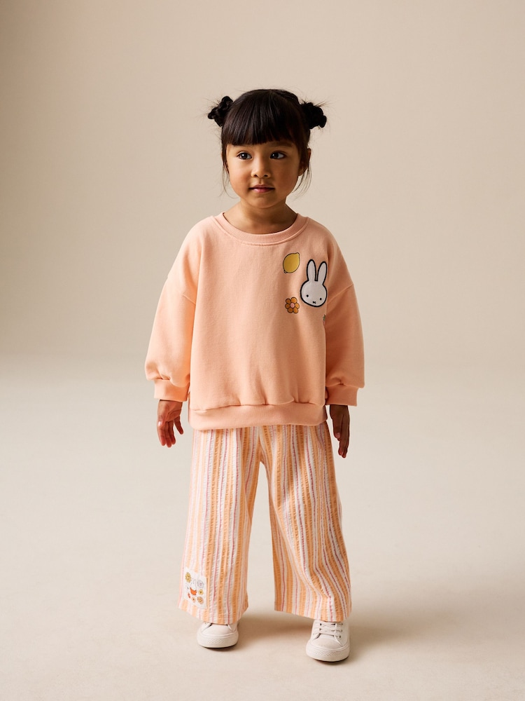 Peach Miffy Miffy Wide Leg Set (3mths-7yrs) - Image 1 of 5