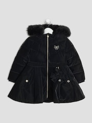 River Island Black Girls Skirt Padded Coat - Image 1 of 4
