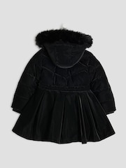 River Island Black Girls Skirt Padded Coat - Image 2 of 4