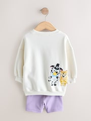 Cream - Bluey Shorts Set (12mths-7yrs) - Imaginea 8 din 9