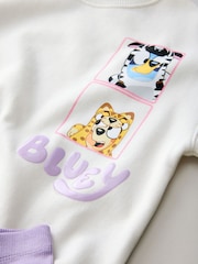 Cream - Bluey Shorts Set (12mths-7yrs) - Imaginea 9 din 9