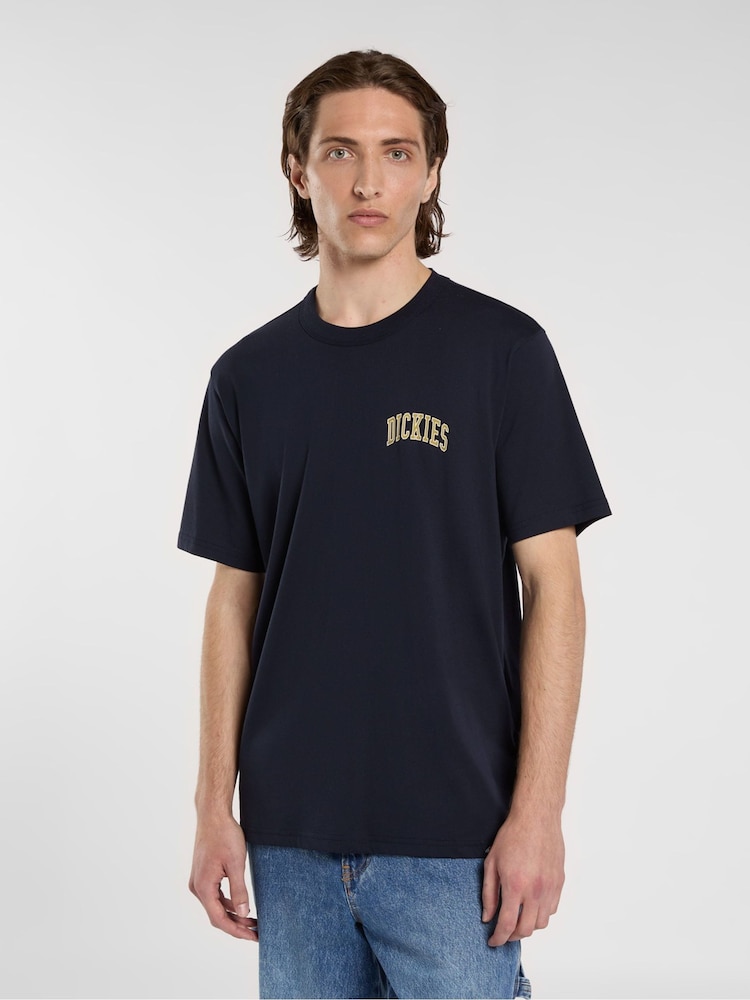 Dickies Blue Aitkin Chest T-Shirt - Image 1 of 7