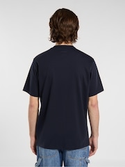 Dickies Blue Aitkin Chest T-Shirt - Image 2 of 7