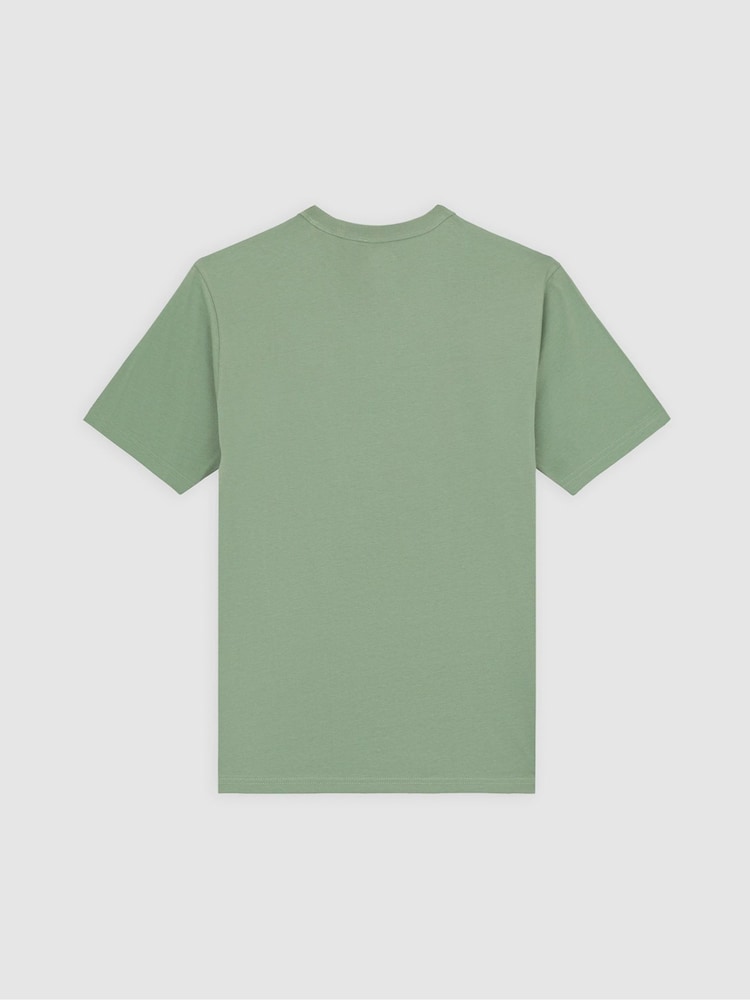 Dickies Green Aitkin Chest T-Shirt - Image 8 of 8