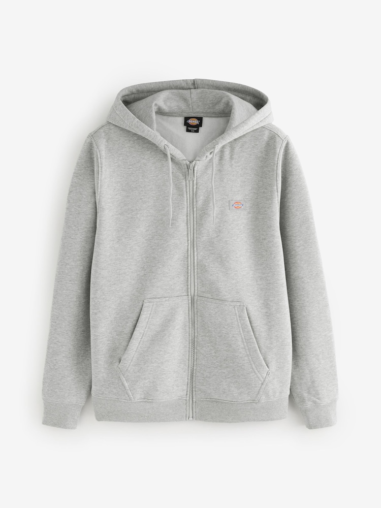 Dickies Grey Oakport Zip Hoodie - Image 1 of 1