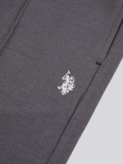 U.S. Polo Assn Black Mens Smart Two Tone Pleat Shorts - Image 3 of 3