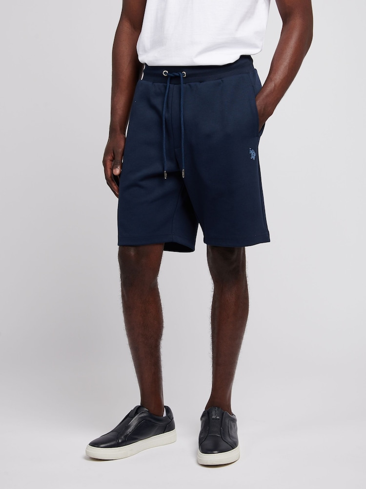 U.S. Polo Assn Blue Mens Smart Interlock Shorts - Image 1 of 7