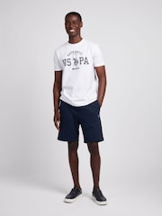 U.S. Polo Assn Blue Mens Smart Interlock Shorts - Image 4 of 7