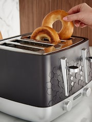 Morphy Richards Black Cassini 4 Slice Toaster - Image 4 of 4