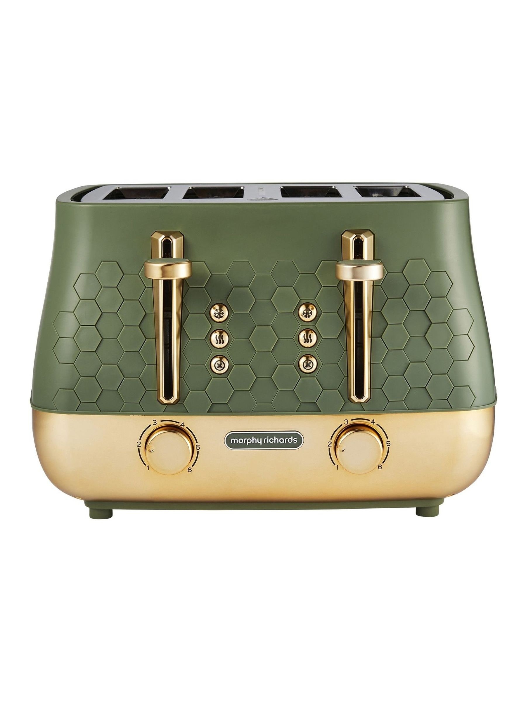 Morphy Richards Unisex Green Cassini 4 Slice Toaster - Image 11
