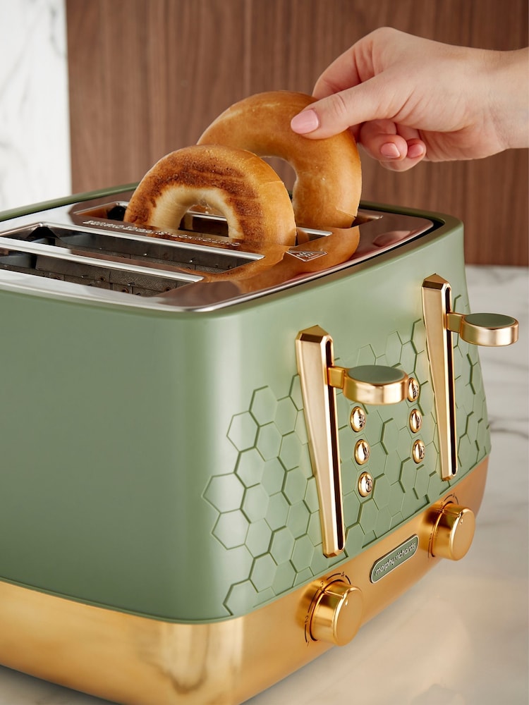 Morphy Richards Green Cassini 4 Slice Toaster - Image 4 of 4