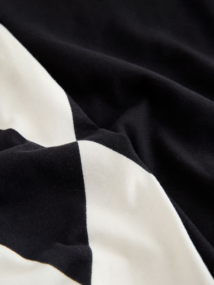 Rockett St George Harlequin kratkimi rokavi iz džersija z vezenino pižame - Slika 18 iz 18