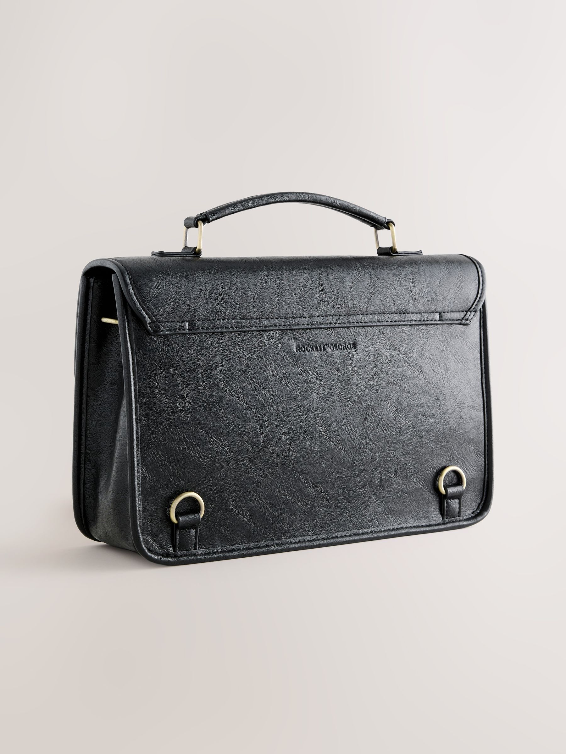 Buy Rockett St George Black Satchel Multi Way Bag from the Next UK
