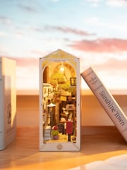 MenKind Multi Sunshine Town Book Nook Wooden Construction Kit - Image 2 of 6