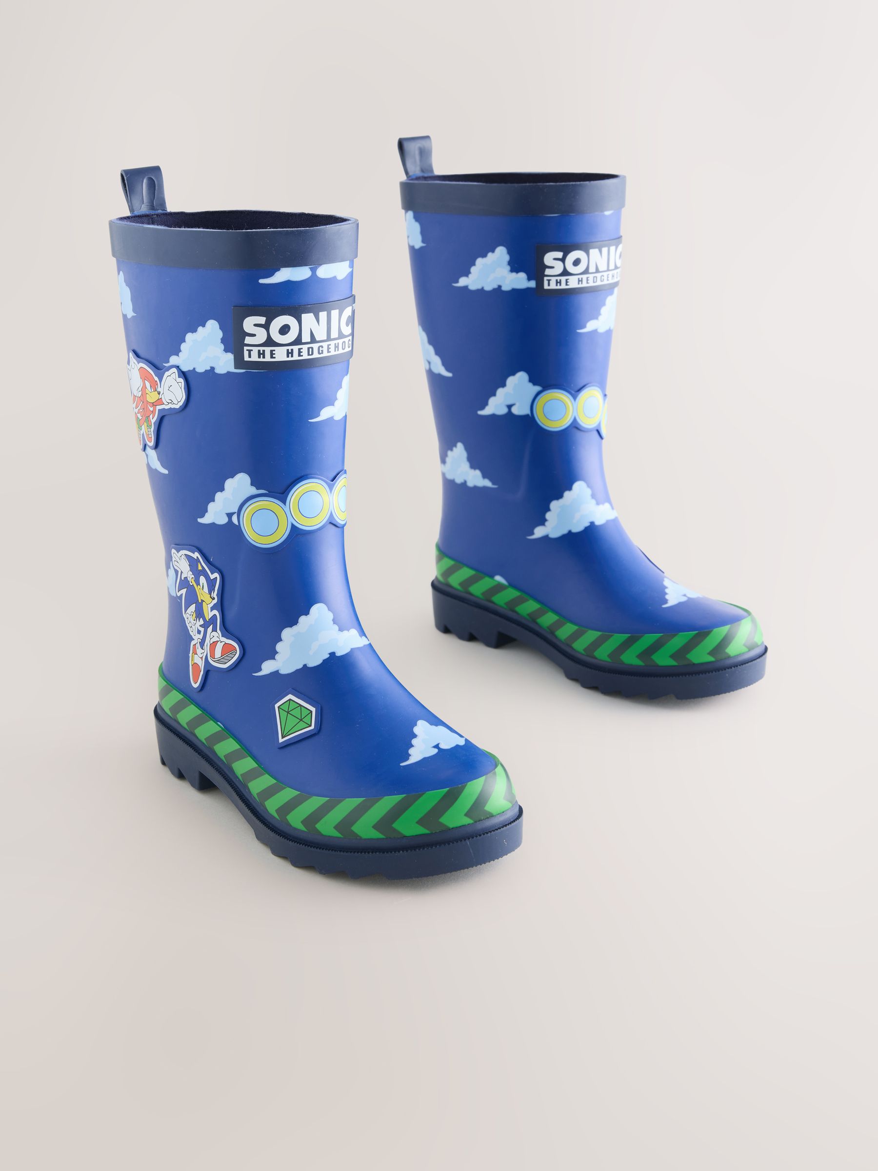 Buy Blue Sonic Rubber Wellies from Next USA