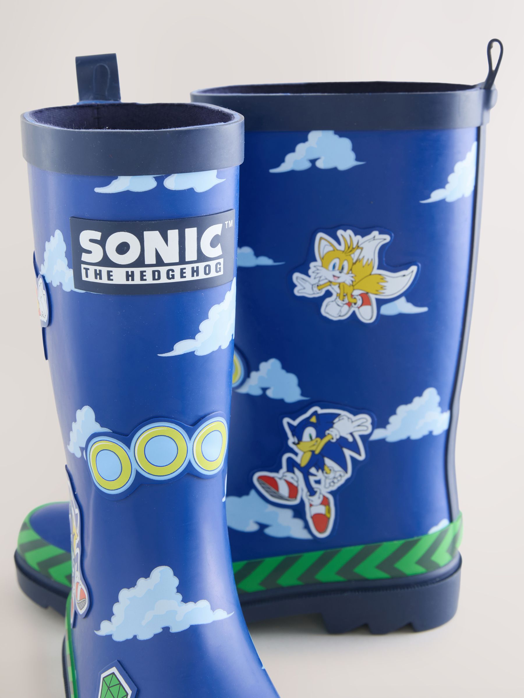 Buy Blue Sonic Rubber Wellies from Next USA