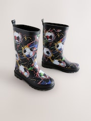 Multicolour Football Rubber Wellies - Image 1 of 5