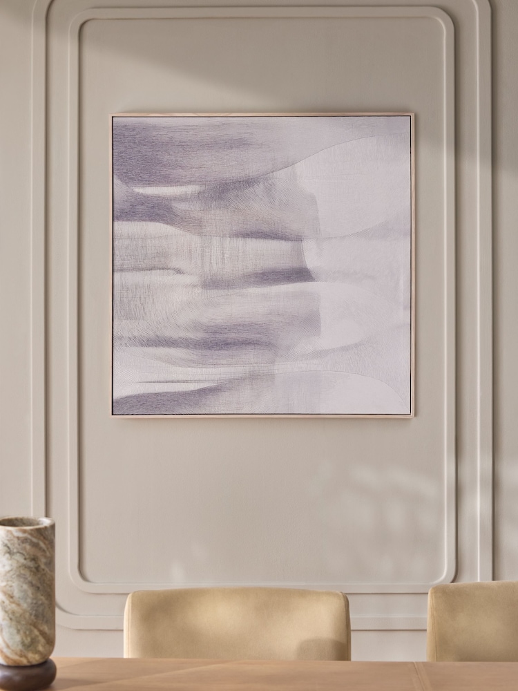 Grey N. Premium Abstract 3D Etched Wooden Frame Wall Art - Image 1 of 6 Grey N. Premium Abstract 3D Etched Wooden Frame Wall Art - Image 1 of 6