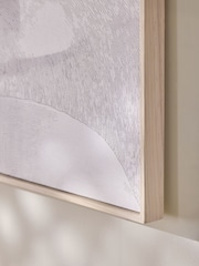 Grey N. Premium Abstract 3D Etched Wooden Frame Wall Art - Image 4 of 6