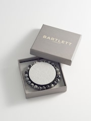 Bartlett Tone Mens Obsidian Beaded Bracelet - Image 3 of 4