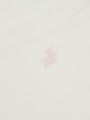 U.S. Polo Assn. Cream Womens Regular Fit V-Neck T-Shirt - Image 7 of 7