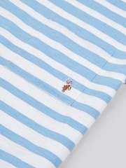 U.S. Polo Assn Blue Womens Stripe Slub  T-Shirt - Image 7 of 7