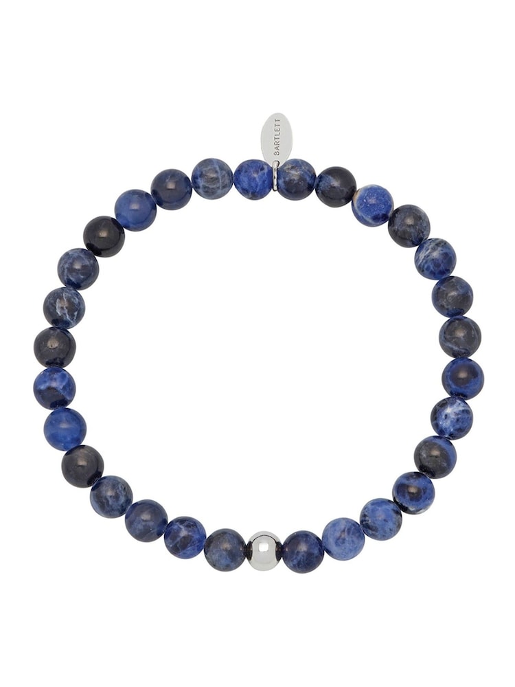 Bartlett Mens Blue Lapiz Beaded Bracelet - Image 1 of 3