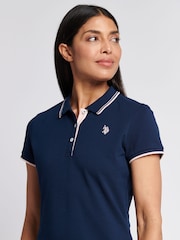 Azul - U.S. Polo Assn Womens Polo Dress - Imagen 2 de 6