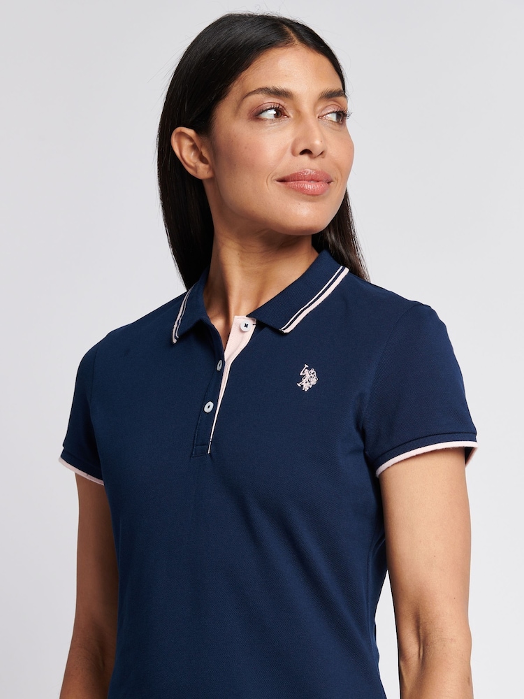 Azul - U.S. Polo Assn Womens Polo Dress - Imagen 2 de 6