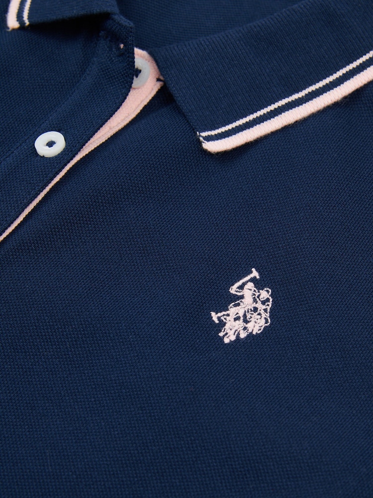 Azul - U.S. Polo Assn Womens Polo Dress - Imagen 6 de 6