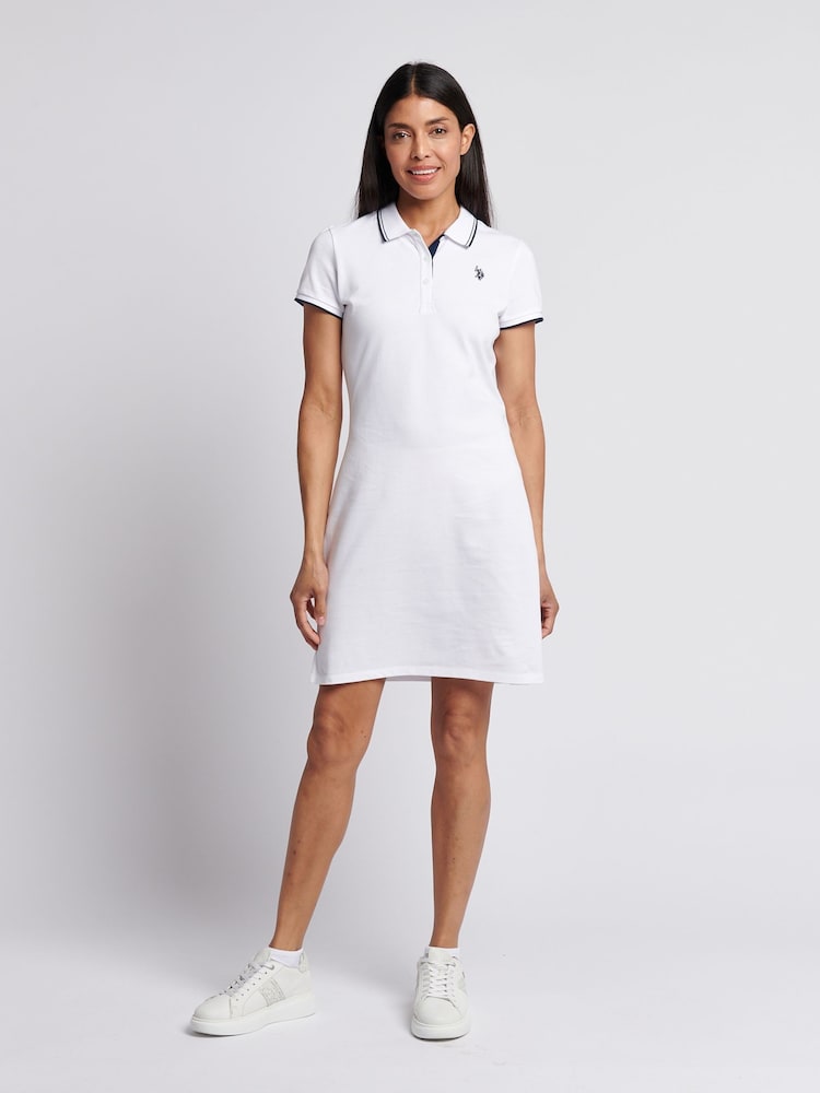 Blanco - U.S. Polo Assn Womens Polo Dress - Imagen 1 de 6