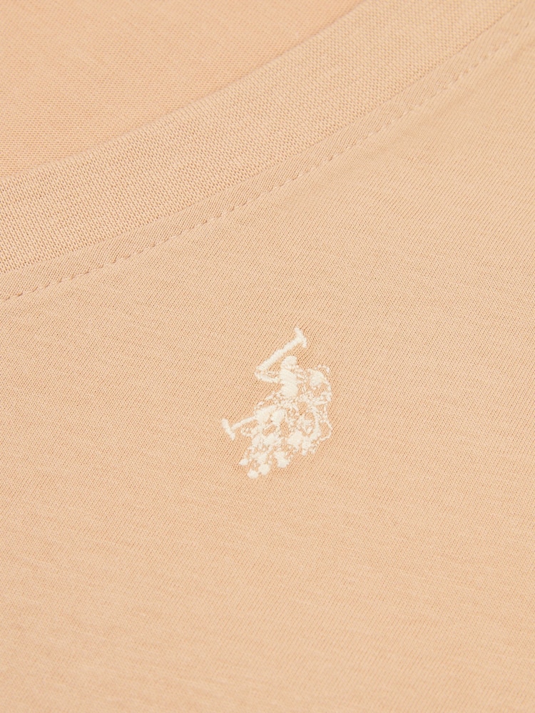 U.S. Polo Assn. Natural Womens Regular Fit V-Neck T-Shirt - Image 7 of 7
