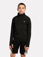 New Balance Black Kids Athletics Quarter Zip Sweat top - Image 1 of 8