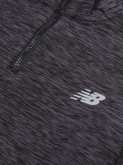New Balance Black Kids Athletics Quarter Zip Sweat top - Image 8 of 8