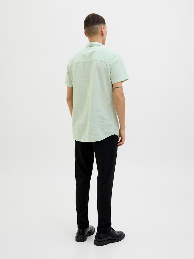 JACK & JONES Linen Blend Short Sleeve Shirt - Imagem 2 de 5