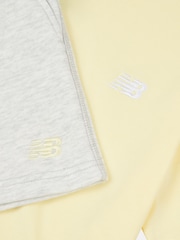 New Balance Yellow Small Kids Logo T-Shirt and Shorts Set - Image 3 of 5
