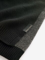 Rockett St George Black Star Knitted Poncho - Image 9 of 9