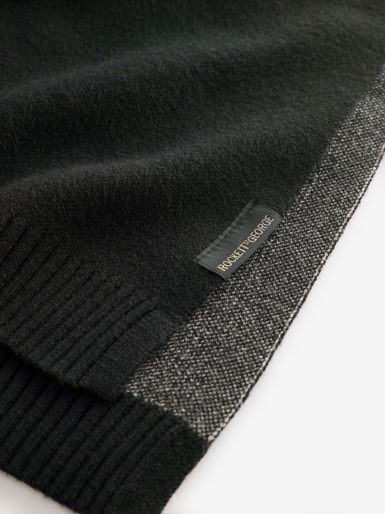 Rockett St George Black Star Knitted Poncho - Image 9 of 9 Rockett St George Black Star Knitted Poncho - Image 9 of 9